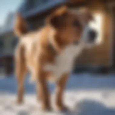 Benefits of Ice Therapy for Dog Leg Injuries Schematic of ice therapy benefits for dogs