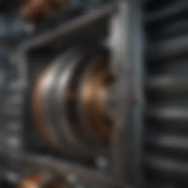 Diagram showing air circulation facilitated by exhaust shutters