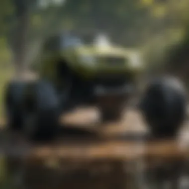 Rover showcasing eco-friendly technology