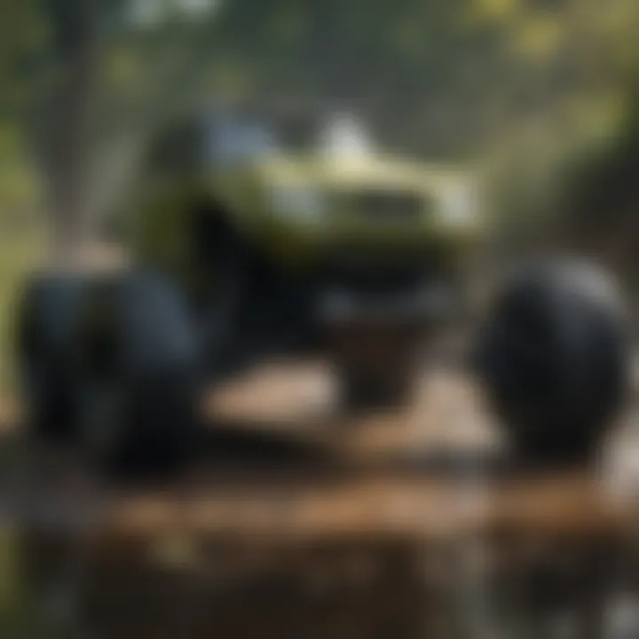 Rover showcasing eco-friendly technology