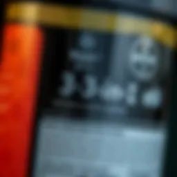 Close-up of Bayer's 3-in-1 label showcasing product features and benefits