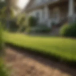 Vibrant lawn showcasing ideal grass types for sandy soil in Florida