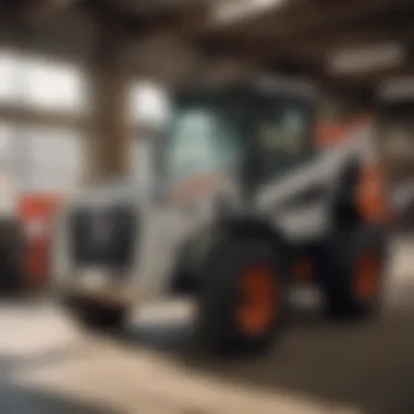 Showroom display of Bobcat equipment