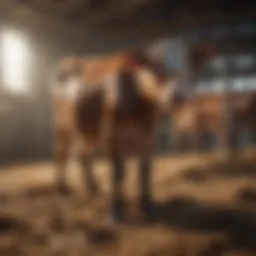 Innovative calf weaner device showcasing its design and functionality
