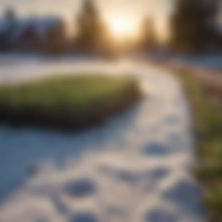 Frozen ground with sod installation considerations