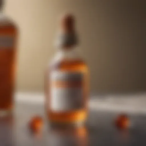Bottle of Clindamycin oral drops for canine use