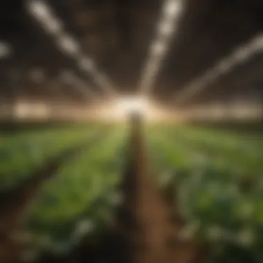 Benefits of Full Spectrum Lights for Sustainable Agriculture Illustration demonstrating the benefits of full spectrum lights for sustainable agriculture