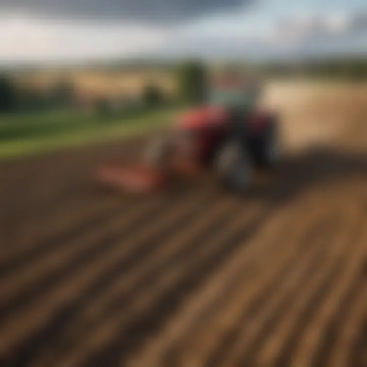 An agricultural landscape highlighting the importance of the right tractor