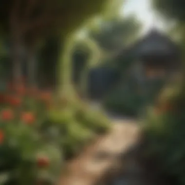 Healthy Garden Thriving with Pest Control A thriving garden flourishing due to effective pest control