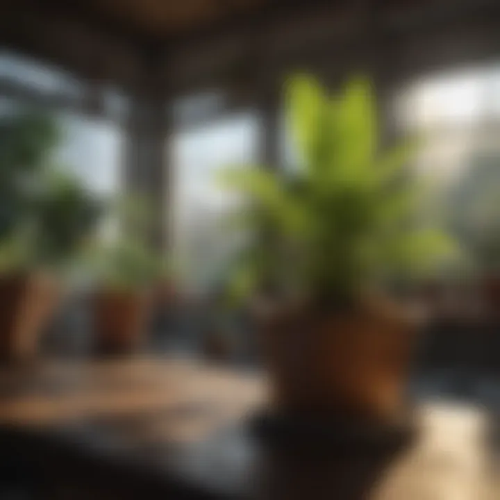 Chart of optimal conditions for indoor plants