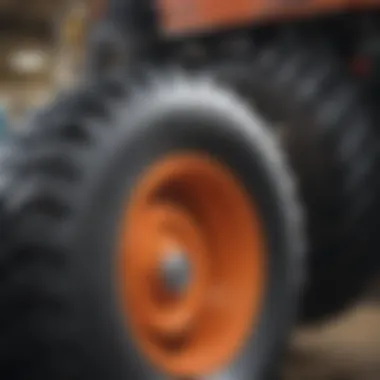 Emerging Technologies in Tractor Tire Performance Innovative tire technology displayed at an agricultural expo