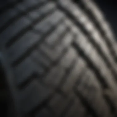Understanding Tire Tread Wear for Longevity Close-up of a tractor tire tread illustrating wear patterns