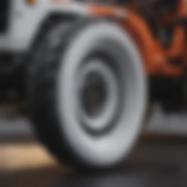 Comparison of OEM and aftermarket white tractor parts