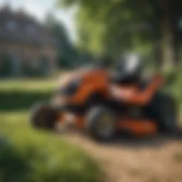 A showcase of various mower brands