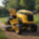 Cub Cadet push lawn mower showcasing advanced engineering design