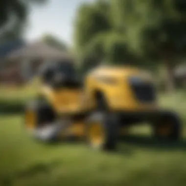 Performance Metrics of Cub Cadet Push Lawn Mowers Performance metrics of Cub Cadet mowers in action