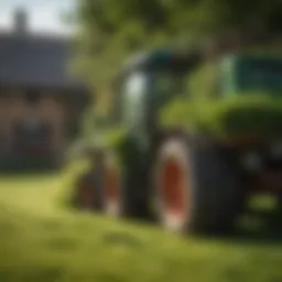 A lush green lawn illustrating effective dethatching techniques