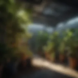 Efficient indoor grow room setup