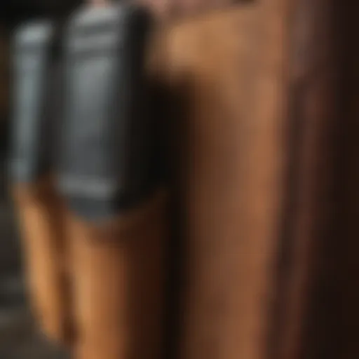 Close-up view of the Duluth Tool Pouch showcasing its craftsmanship.