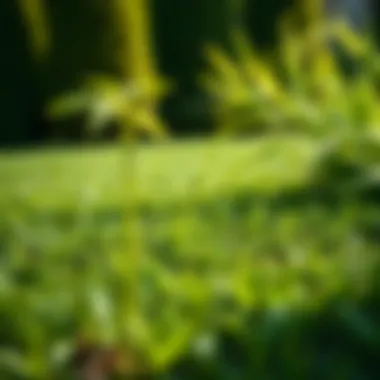 Post-Management Healthy Centipede Lawn Healthy centipede lawn after effective weed management