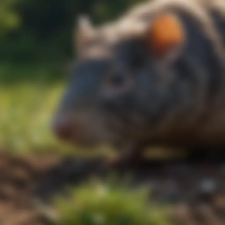 Natural deterrents for moles