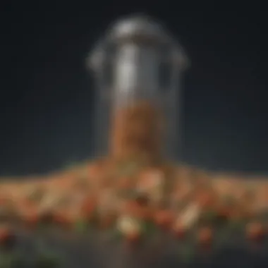 Environmental Effects of Food Waste Illustration depicting the environmental effects of food waste