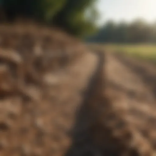 Erosion roll formation in a field