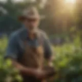 Organic farming practices showcasing natural cultivation methods