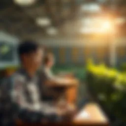 A digital classroom focused on agriculture education