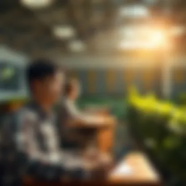 A digital classroom focused on agriculture education