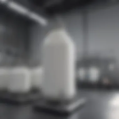 Advanced Technology in Aseptic Milk Storage Aseptic milk storage tank showcasing advanced technology