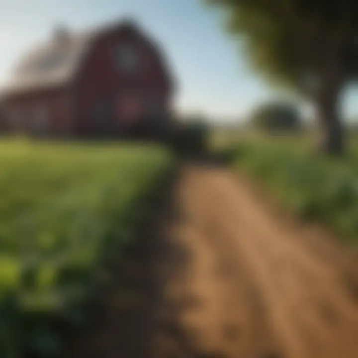 Visual representation of environmental benefits from farm incentives