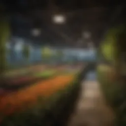 Gavita CMH lighting system in a horticultural setting