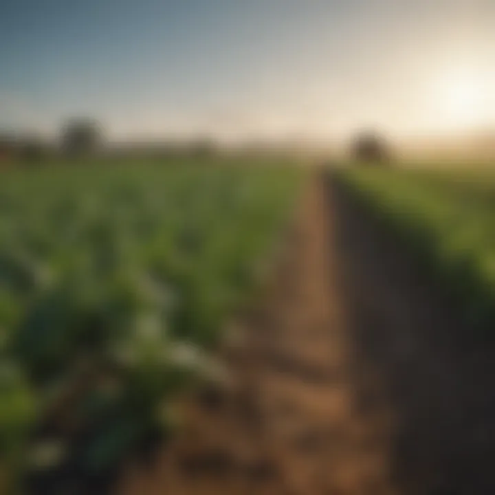 A variety of crops grown in a sustainable heathouser setting