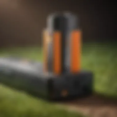 Cutting-Edge Battery Technology Close-up of battery technology showcasing advanced features