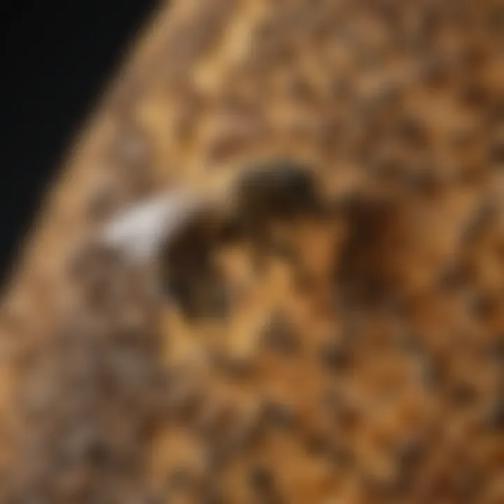 Application of mite strips in beehive