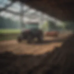 A thriving local farm showcasing agricultural employment in Somerset