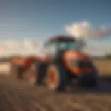 Kubota tractor working in a Florida field