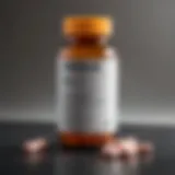 Metronidazole 500mg tablets in a prescription bottle