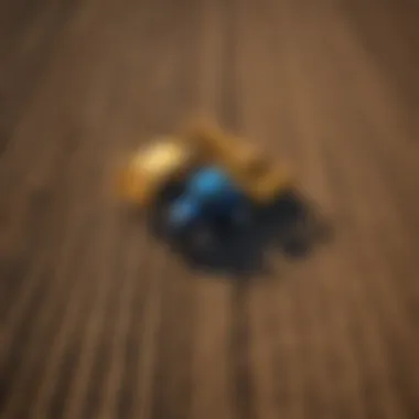 Aerial view of agricultural field using New Holland loader attachment
