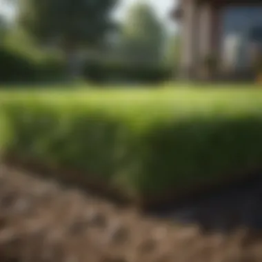 Healthy Sod: The Foundation of Lawn Aesthetics Lush green lawn showcasing healthy sod