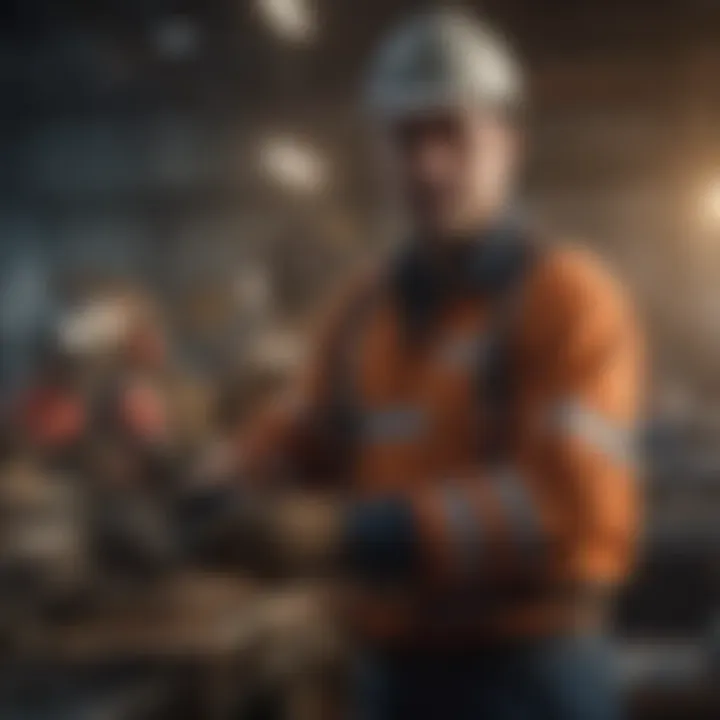 Work environment highlighting safety and efficiency in production