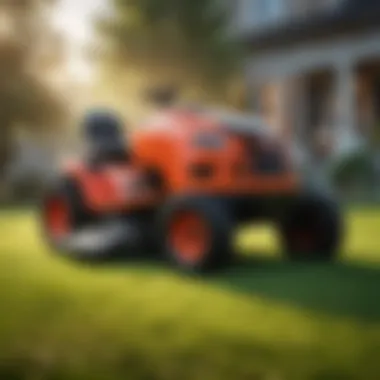 Highlighted Features of Small Riding Lawn Mower Features of a small riding lawn mower highlighted
