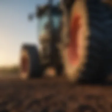Field scene illustrating the avant grapple enhancing productivity