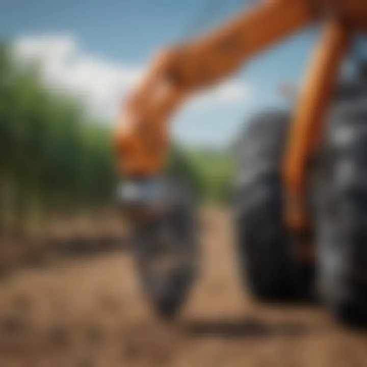 Close-up of avant grapple technology showcasing innovation