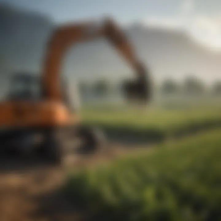 Illustration of sustainable farming practices utilizing avant grapple