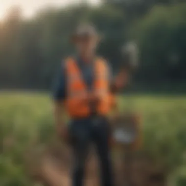 Effective Management Practices Farmers monitoring bird repellent systems