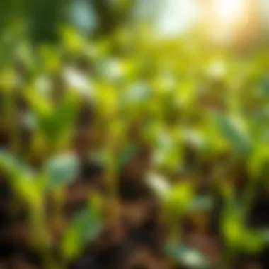 Healthy Plant Growth Close-up of healthy plants thriving with herbal applications