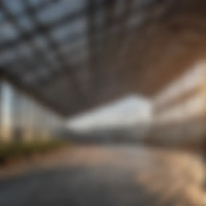 Commercial use of a refurbished clear span building