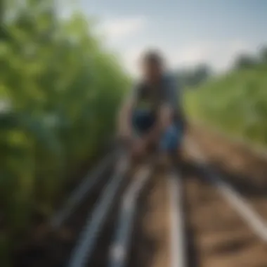 Sustainable Farming Practices Using Plastic Tubes Sustainable farming practices incorporating plastic tubes